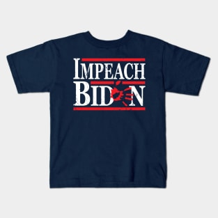 Vintage Impeach Biden Kids T-Shirt